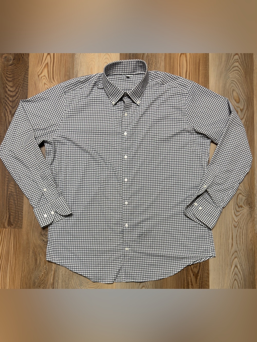 Peter Millar Crown Sport Shirt Men XL Gingham Check Performance Button Down